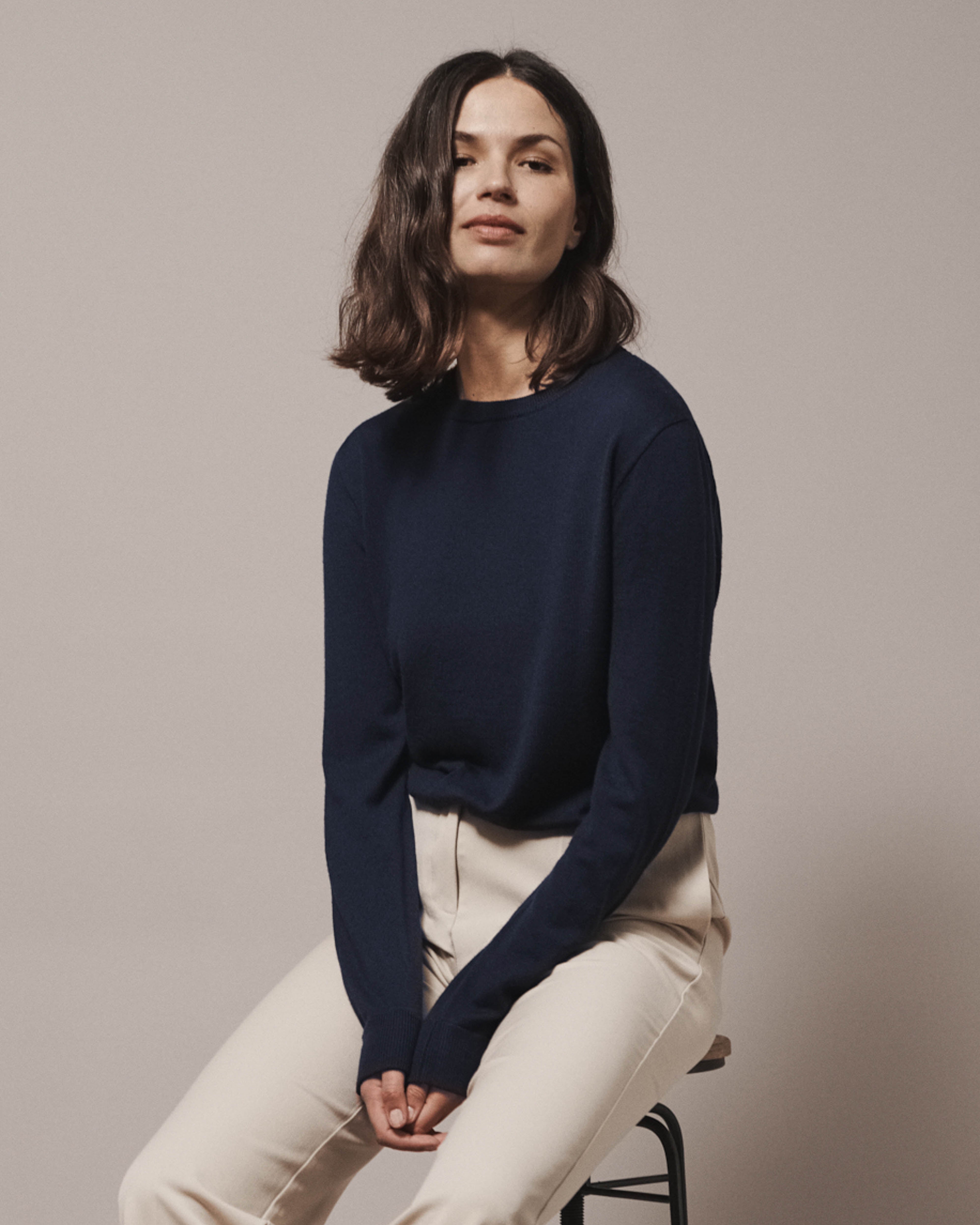 Merino wool crew neck on sale jumper