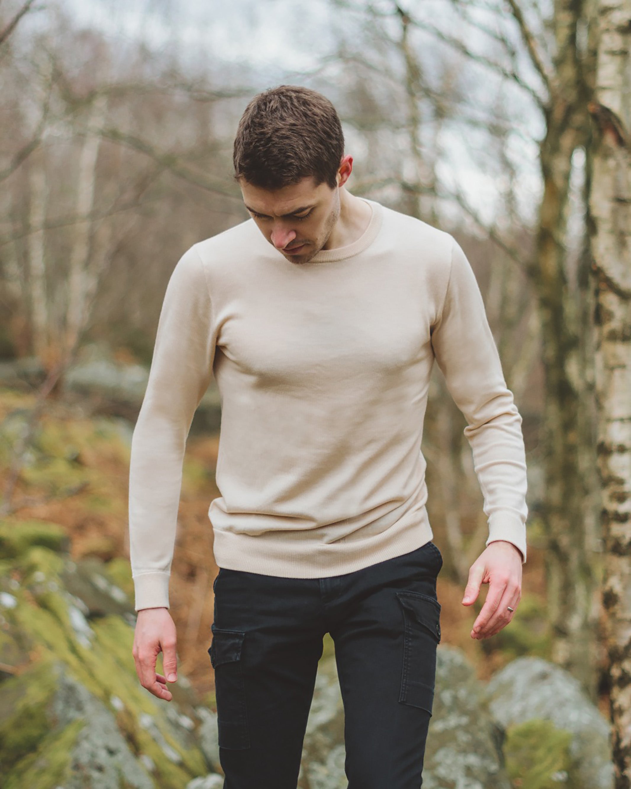 Merino crew hot sale neck sweater